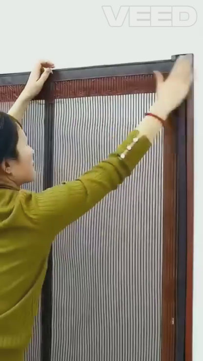 Mesh Screen Net Home Magnetic Foldable Anti Mosquito Door Curtains